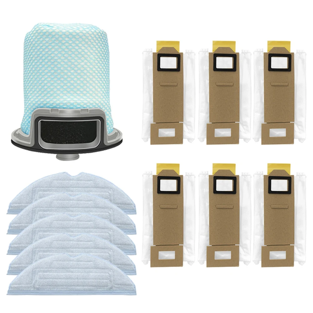 

For Xiaomi Roborock S7 Plus T7S T7 Plus Robot Vacuum Cleaner Mop Cloth Dust Bag Front Filter Replacement Accessories