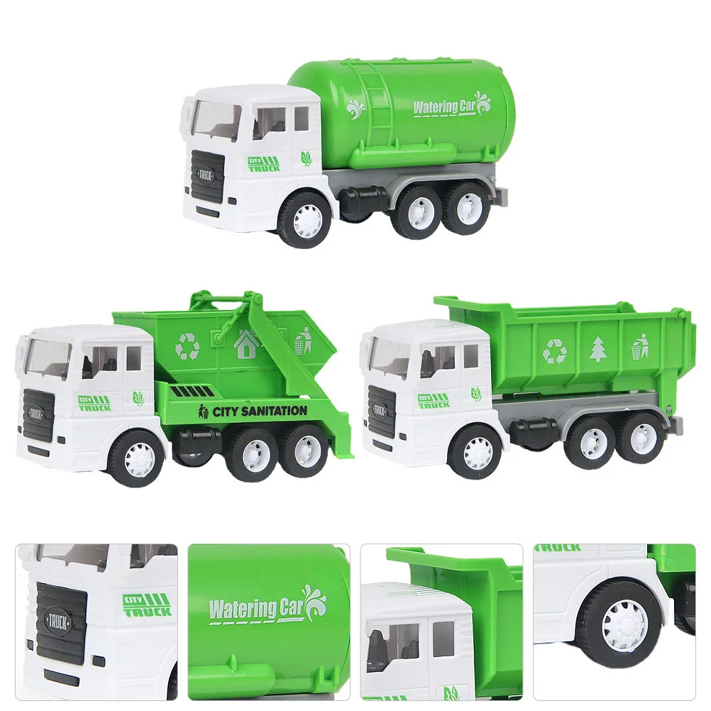 

3 шт., Детские мусорные машины