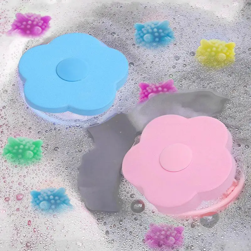 

Шарик для стирки, плавающий меховой Ловец для шерсти домашних животных, шарик для чистки одежды, сетчатый мешок для удаления волос для стира...