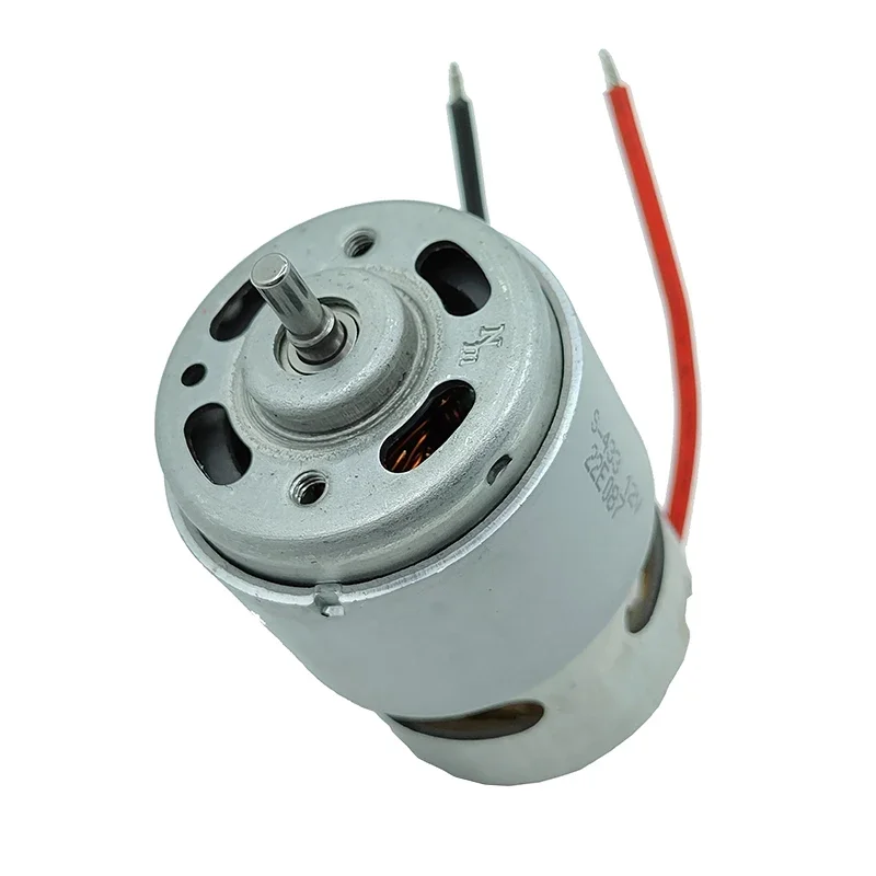 Фото Электродвигатель NICHIBO RS-755-8512, постоянный ток 6В-14.4В, 12В, 19300 об/мин, высокоскоростной, мощный, с передним шарикоподшипником, для самодельных дрелей и садовых инструментов. №1