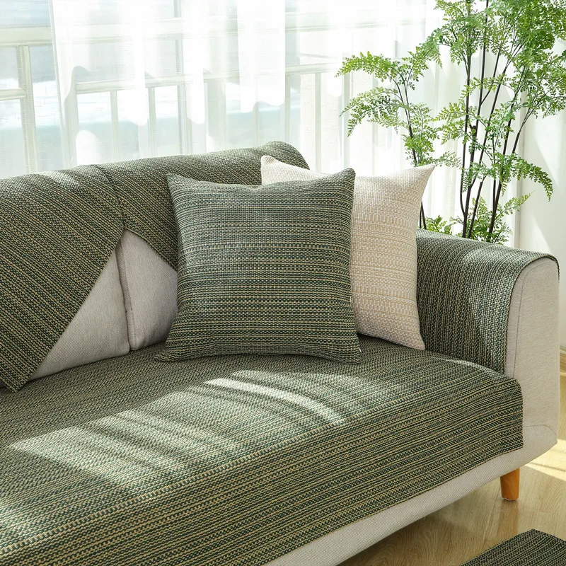 

Cotton Linen Sofa Covers Four Seasons Universal Corner Sofa Cover for Living Room L Shape Sofa Chaise Cover Lounge Couch Towel