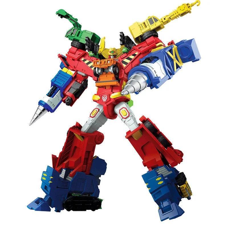 Робот-трансформер Hello Carbot экшн-Фигурки 6 в 1 инженерная машинка грузовик кран