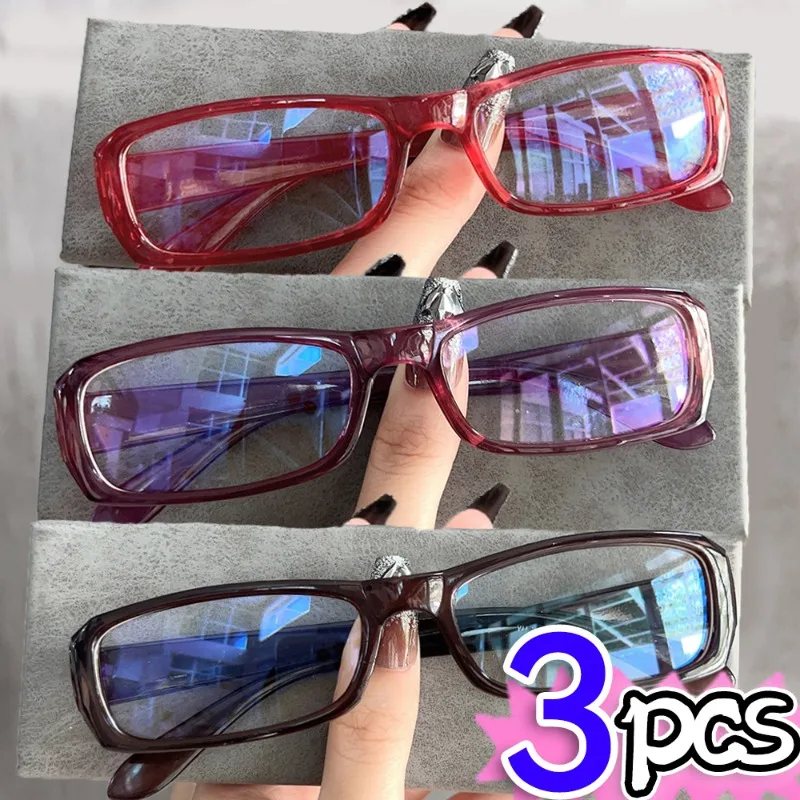 Женские винтажные очки с квадратной оправой