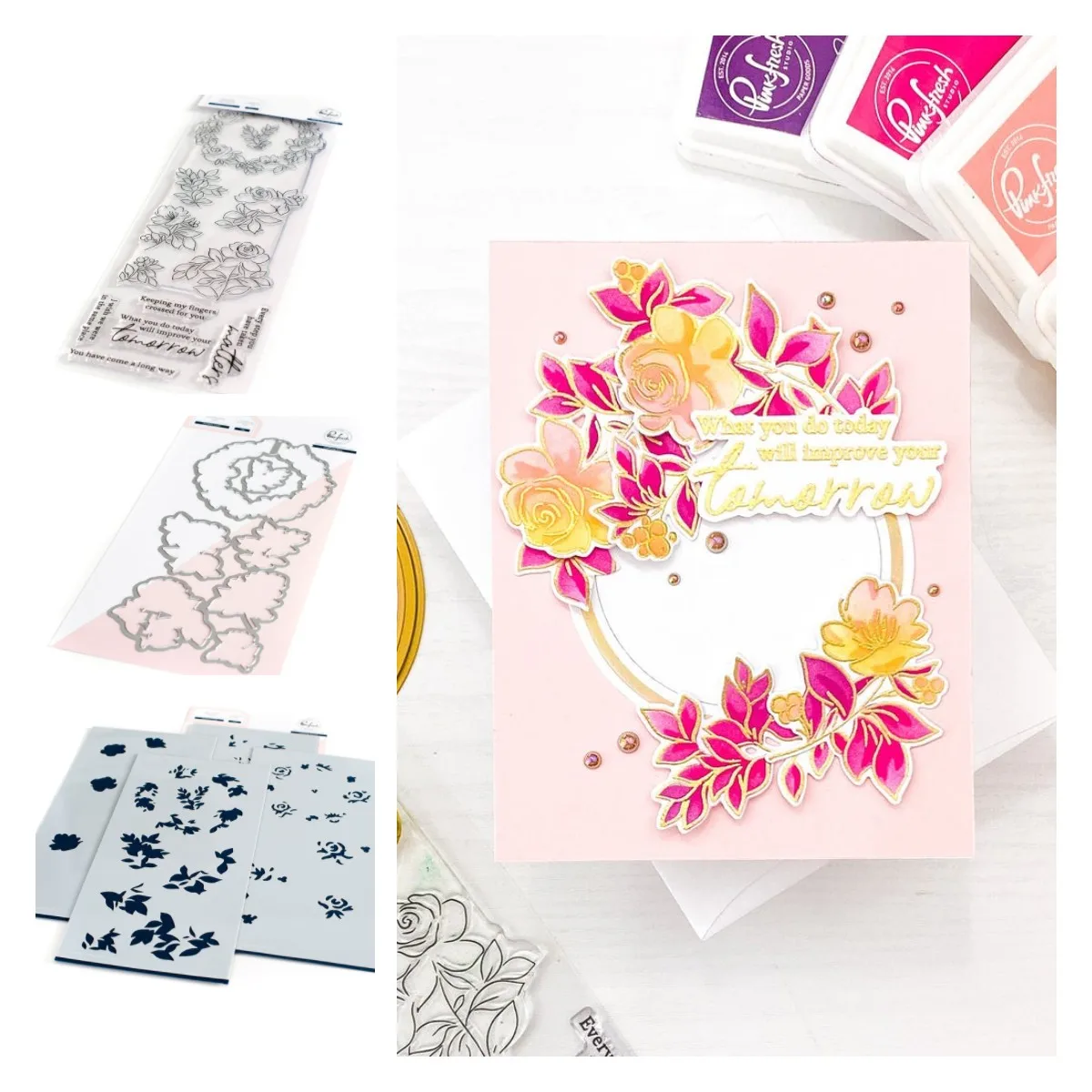 

Rainbow Floral Washi Layering Metal Cutting Dies And Stamps Stencil Scrapbook Diary Decoration Embossing Template Diy Greeting