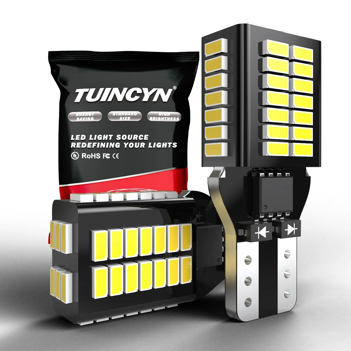 2 шт. Canbus T15 T16 светодиодные фонари заднего хода W16W 912 921 светодиодная лампа без