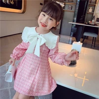 girl dress%c2%a0kids skirts spring summer cotton 2022 pink flower girl dress party evening gown gift comfortable children clothing