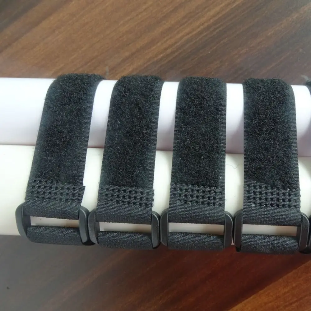 Новый нейлоновый ремешок кабельные стяжки черные самоклеящиеся многоразовые