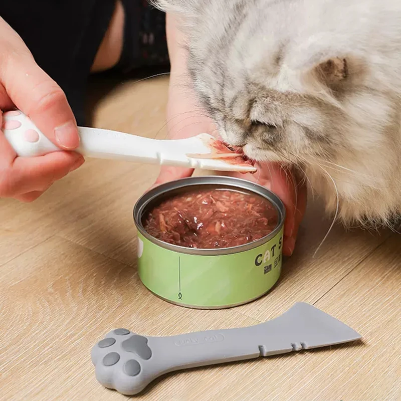 

Cute Cat Shape Spoons Pets Cats Canning Spoon Multifunctional Canning Spoons Pet Feeding Supplies Fonte De Agua Pet Accessories