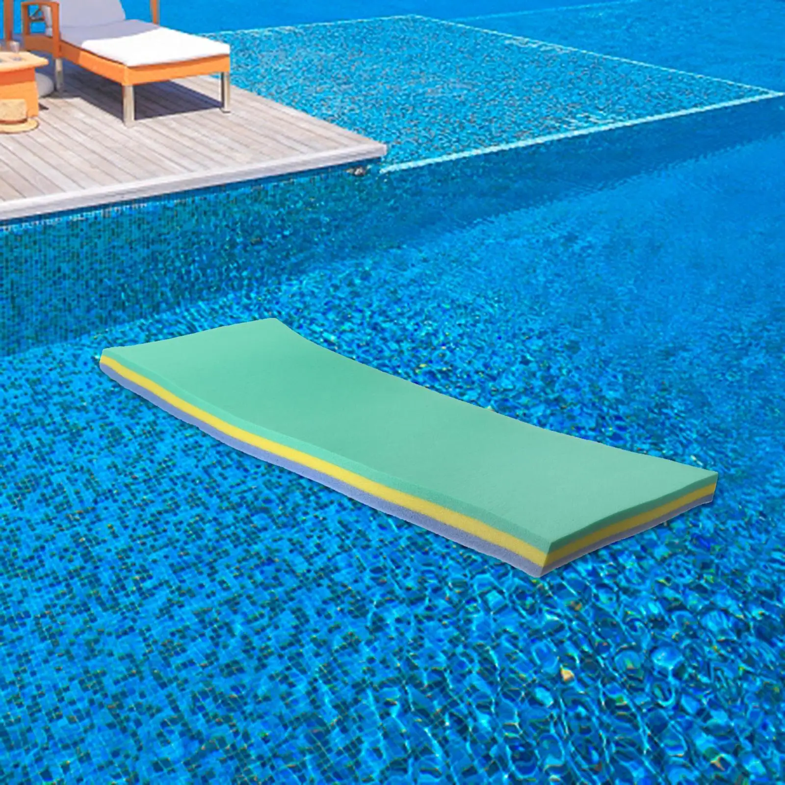 Swimming Foam Mat Pool Floating Mattress  Single  Floating Bed Blanket Cushion