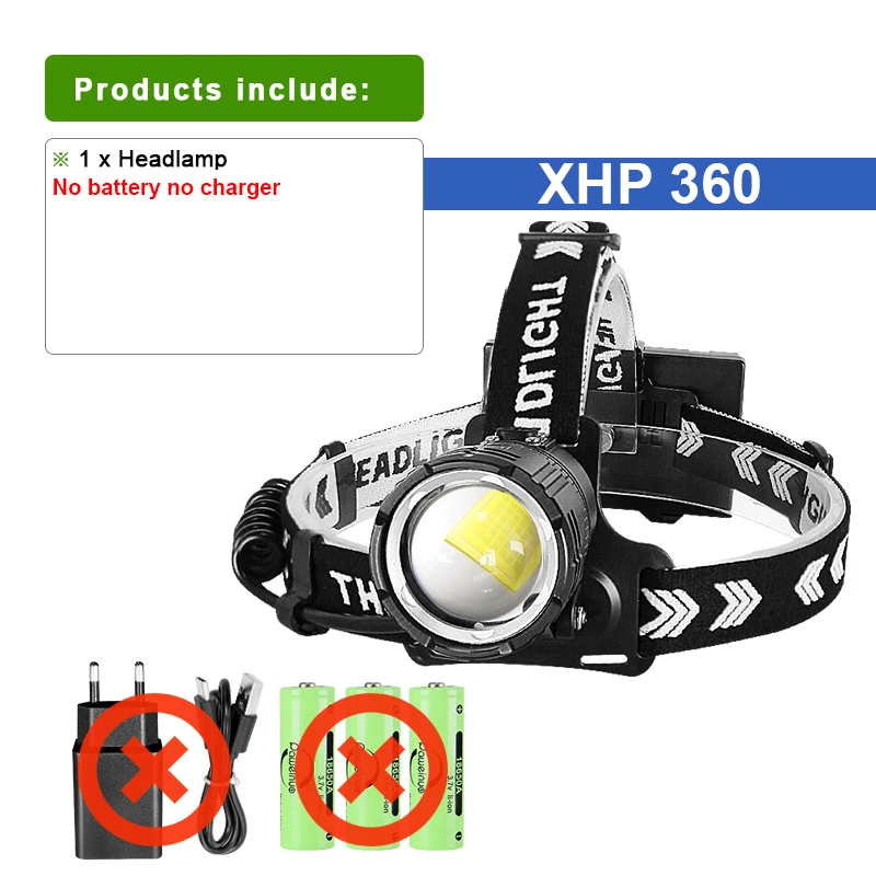 

Paweinuo 2024 XHP360 Налобный фонарь