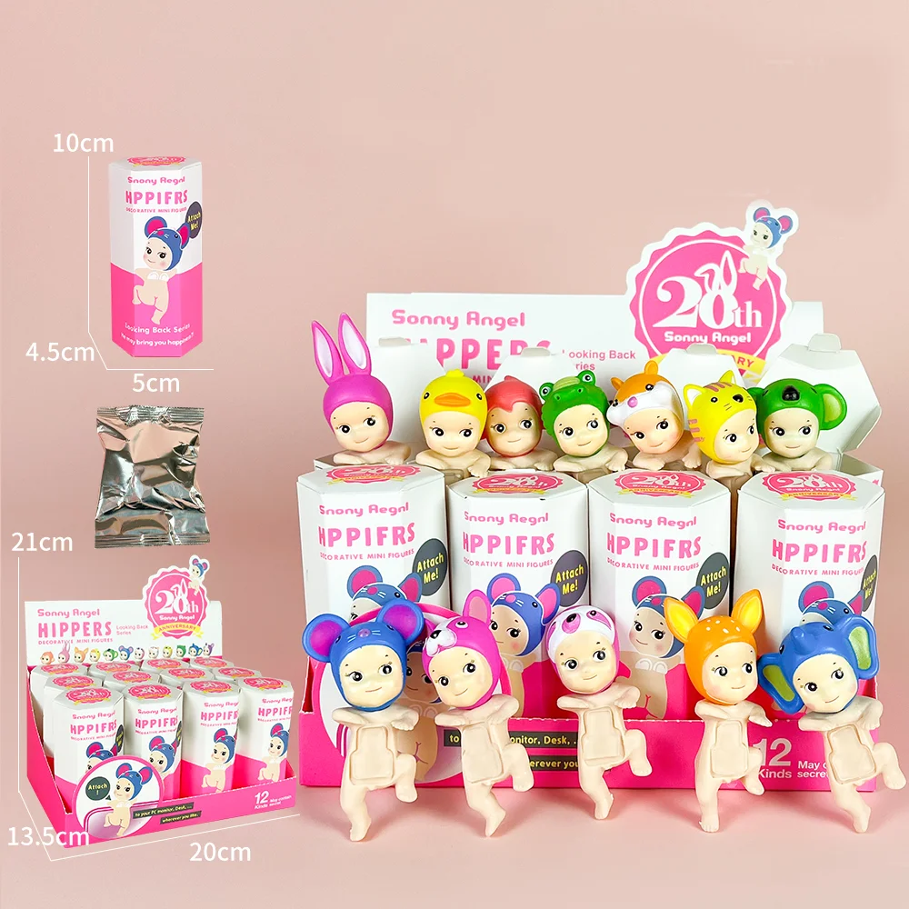 Sonny Angel Blind Box 20th Anniversary hippers looking back Fruit And Vegetable Anime Figures Ornaments Dolls Fans Children Gift