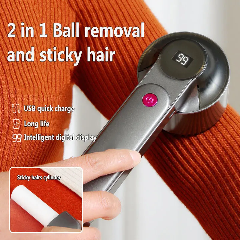 

Xiaomi Lint Remover Clothes Fuzz Pellet Trimmer Machine Portable Charge Fabric Shaver Removes For Clothes Spools Removal