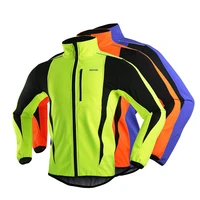 winter warm up thermal fleece cycling jacket bicycle mtb road bike clothing windproof waterproof long jersey jersey