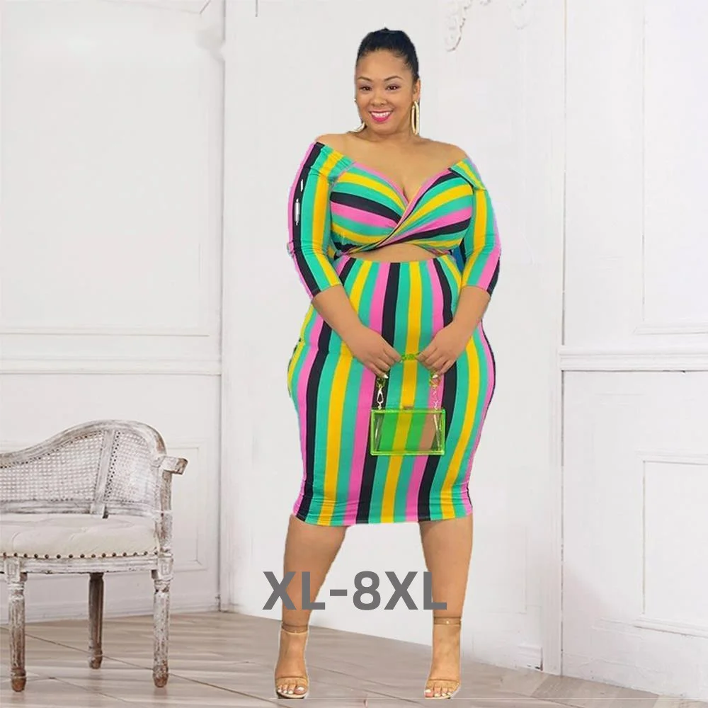 

Plus Size Vintage Dresses for Women Hollow Waist Sexy Bodycon Dress Striped Print Lace Up Casual Dress 3xl 4xl 5xl 6xl