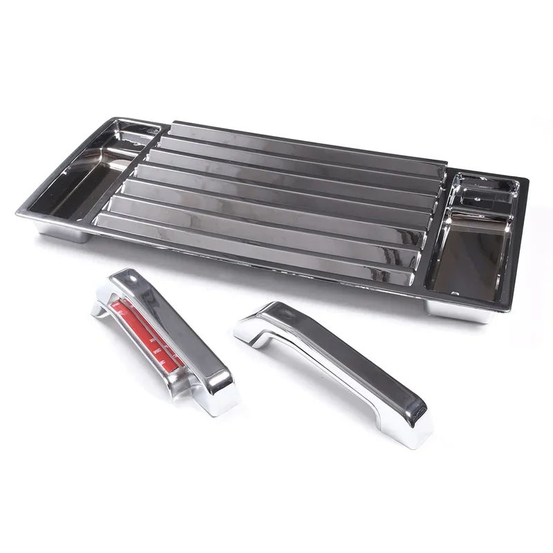 Для 2006-09 Hummer H2 ABS ярко-серебристый автомобильный Стайлинг переднего капота