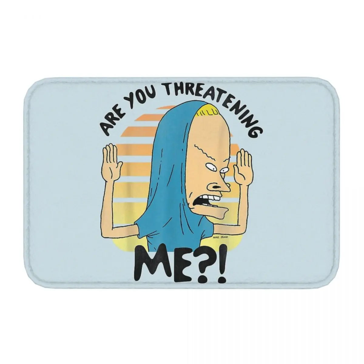 

Beavis and Butt Head TV Bathroom Non-Slip Carpet Cartoon Cornholio Quote Graphic Living Room Mat Welcome Doormat Home Decor Rug