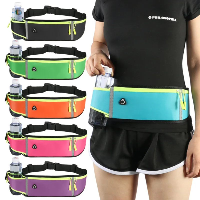 Fitness Women's Fashion Versatile Small Waist Bag Sports Waist Bag Women's Mobile Phone Bag Multifunctional Bag Running Men