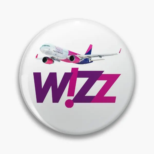 Wizz Airline Венгрия мягкая булавка для пуговиц Женская Модная бижутерия декоративная