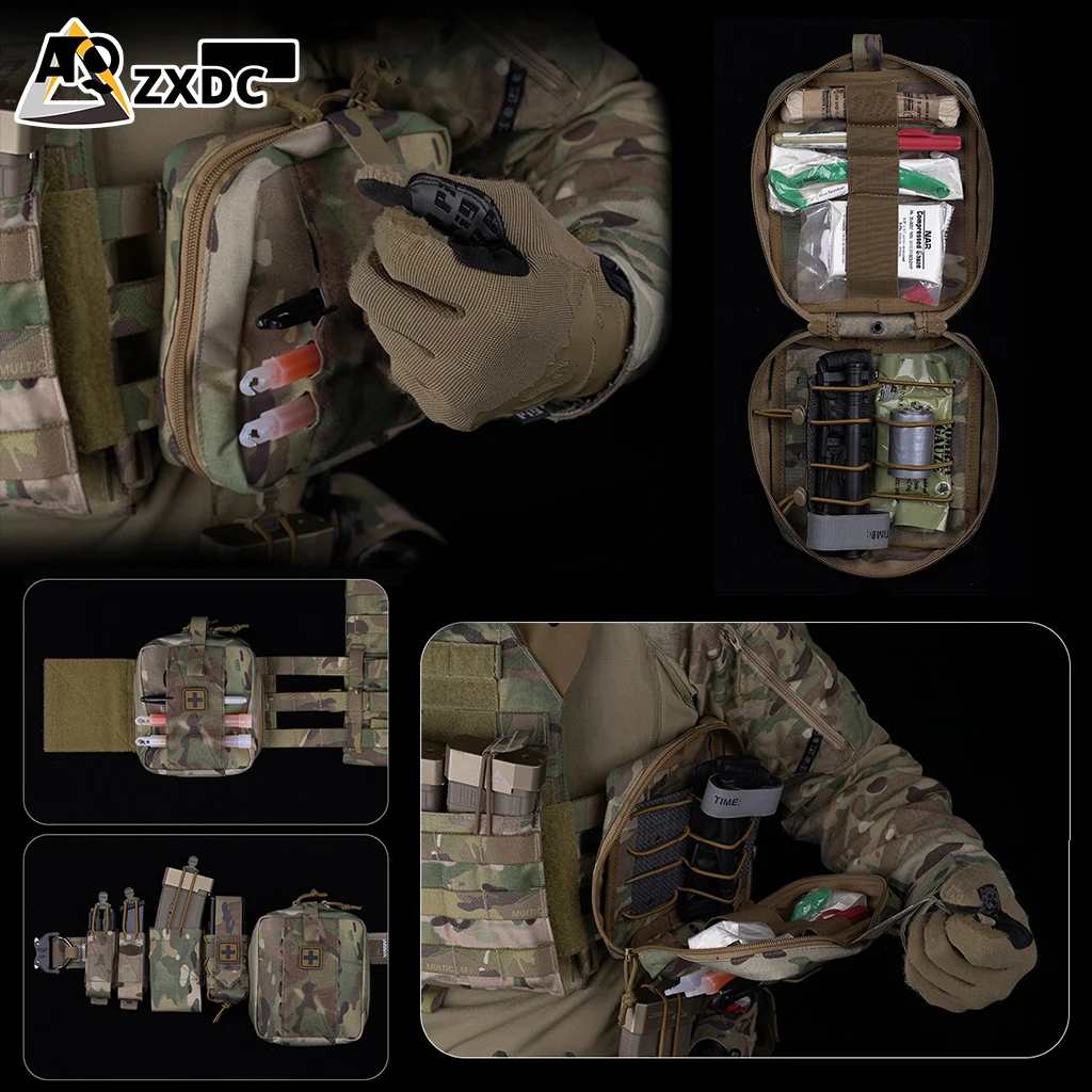 Средняя сумка lFAK MED тактическая медицинская MOLLE первой помощи для повседневного