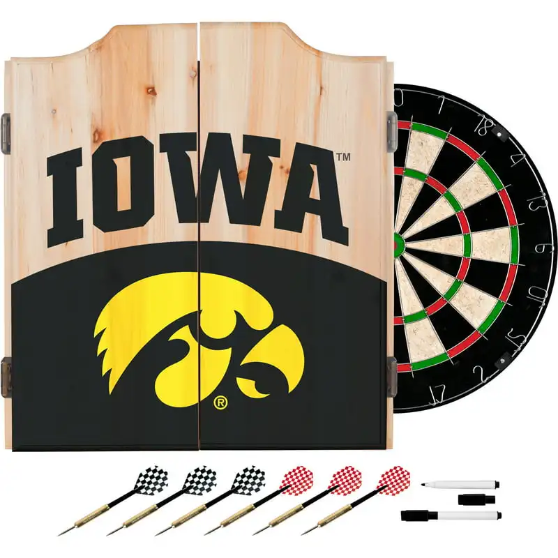 

of Iowa Cabinet Set with Darts and -