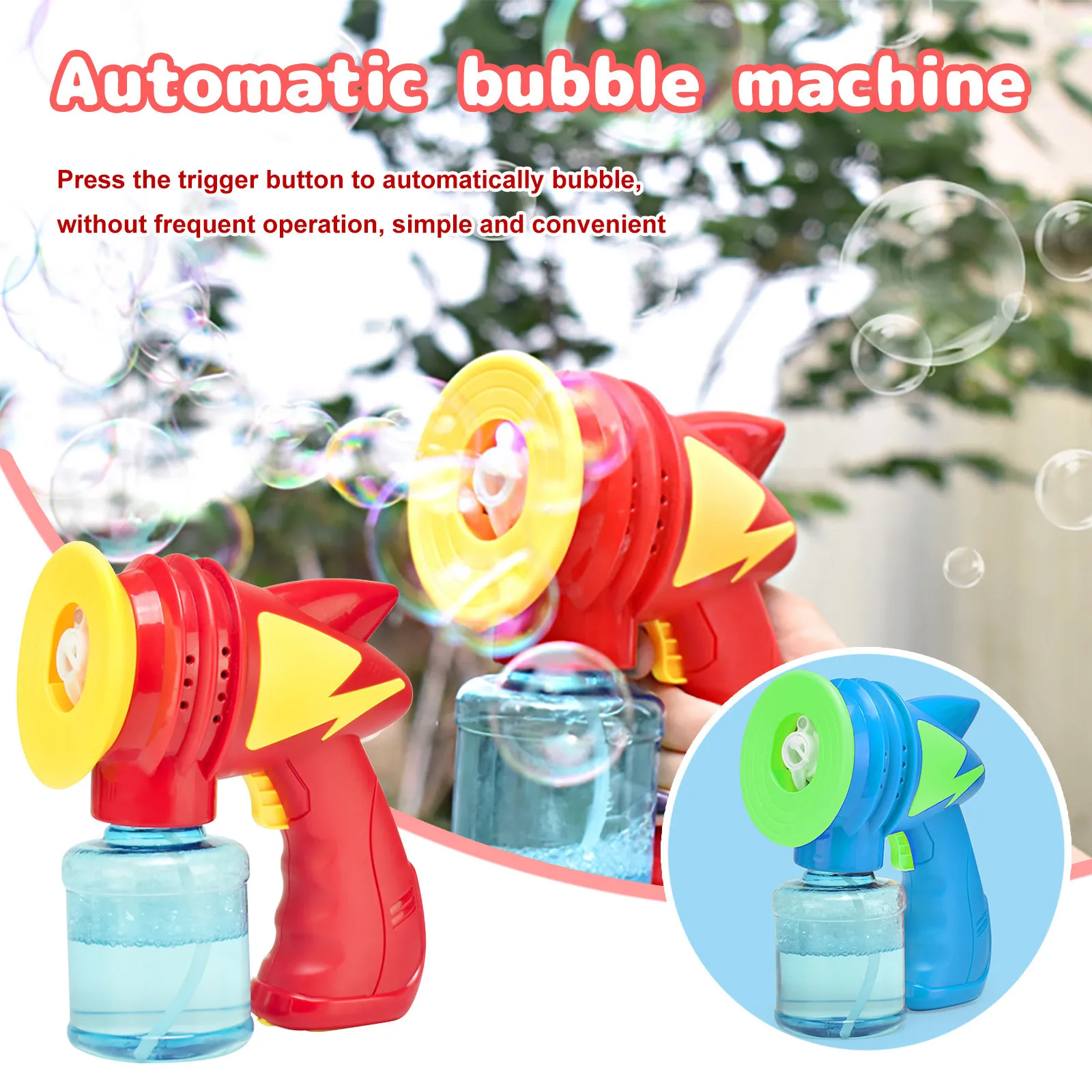 

Baby Musical Outdoor With Light Machine Bubble And Music Bubble Machine Automatic 60ML Bable Toy