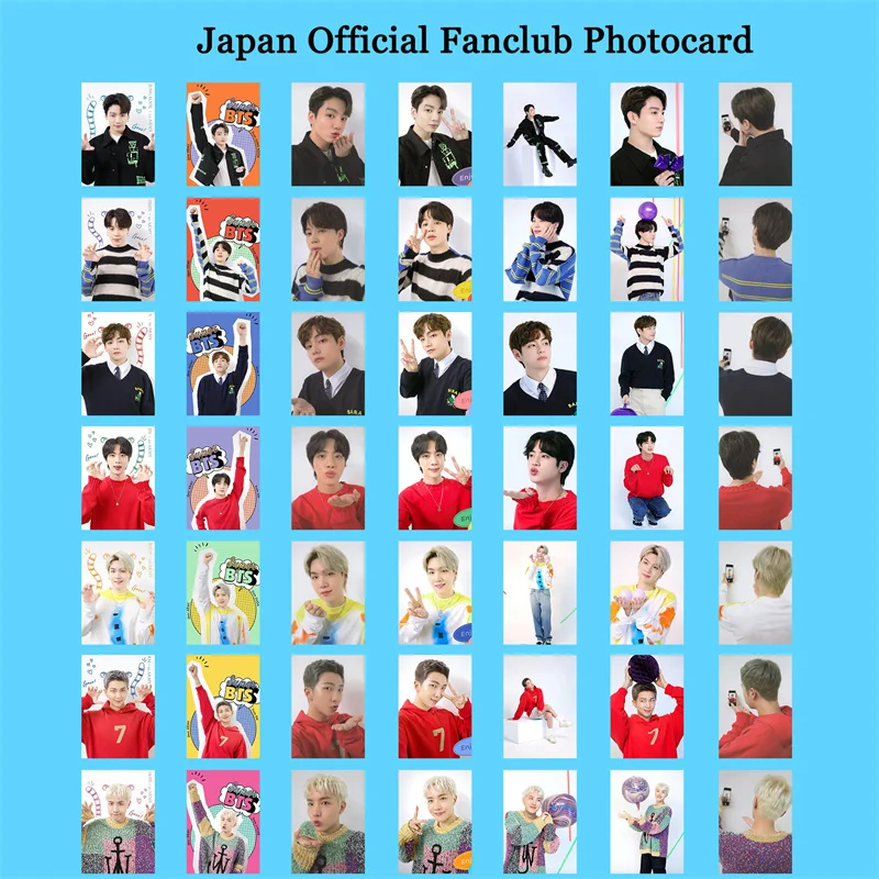 

Открытка Bangtan Boys 7 шт./компл., новая Японская Открытка Fanclub Lomo, открытки для печати, постеры, подарки, коллекция, оптовая продажа