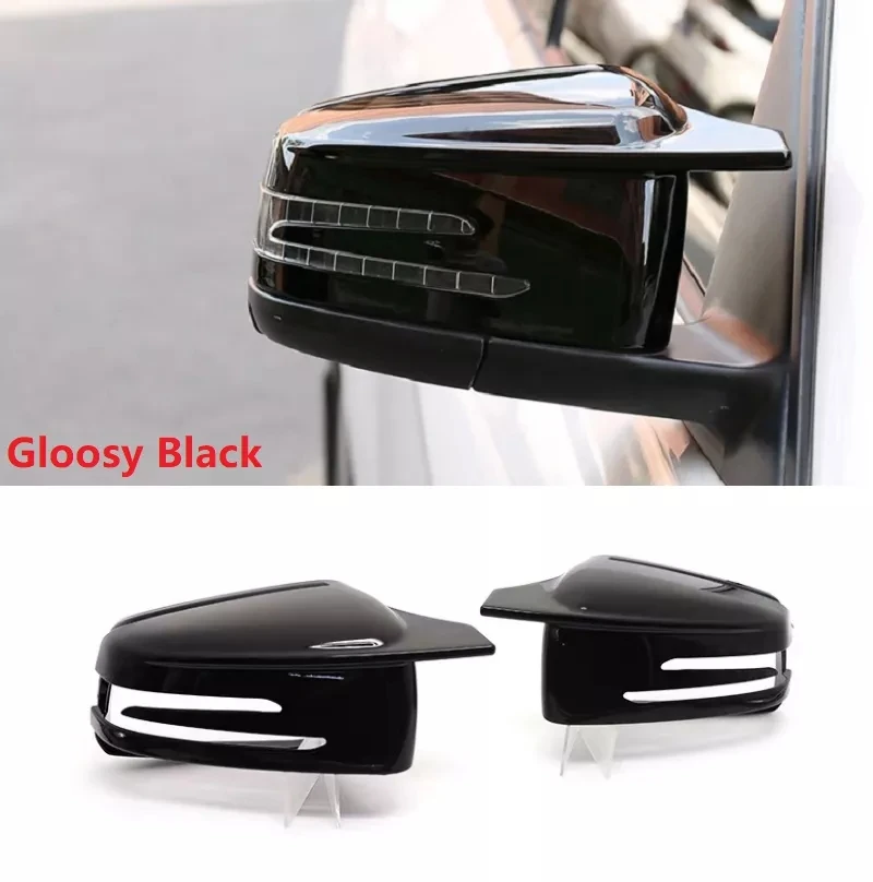 

M Look Car Rear View Mirror Cover Caps Fit For Mercedes Benz A Class W246 W176 W204 E Class S Class CLA CLS CLK