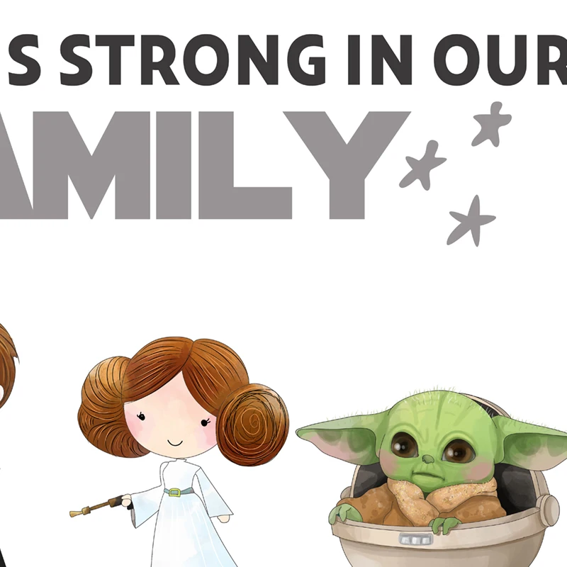 Персонализированная картина Звездные войны имя слово художественная Дарт