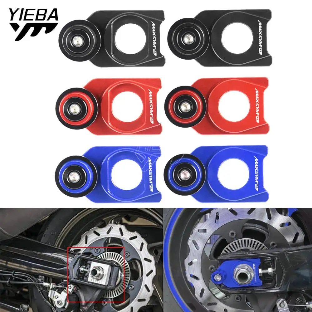 

FOP SYM MAXSYM TL 500 TL500 2020 2021 Motorcycle Rear Wheel Fork Axle Chain Adjuster Block Swingarm Spools Slider Accessories