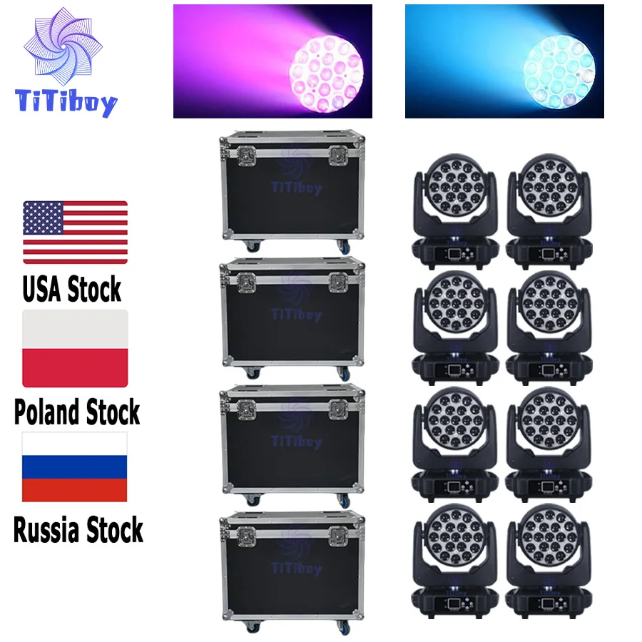 0 Tax 8 шт. 19x1 5 Вт фотографический прибор с подвижной головкой фотография световой