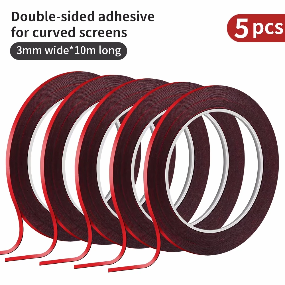 

Двусторонняя клейкая лента 3 мм для мобильного телефона, планшета, ЖК-экрана, задняя крышка, высокотемпературная уплотнительная лента