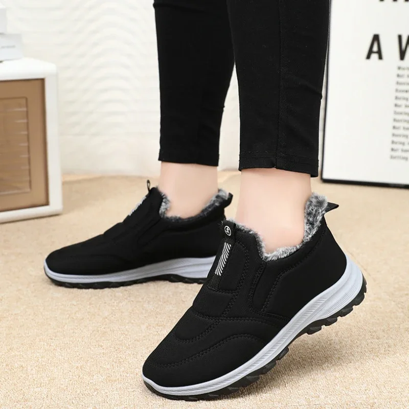 Женские зимние ботинки зимняя хлопковая обувь для мужчин нескользящие толстые