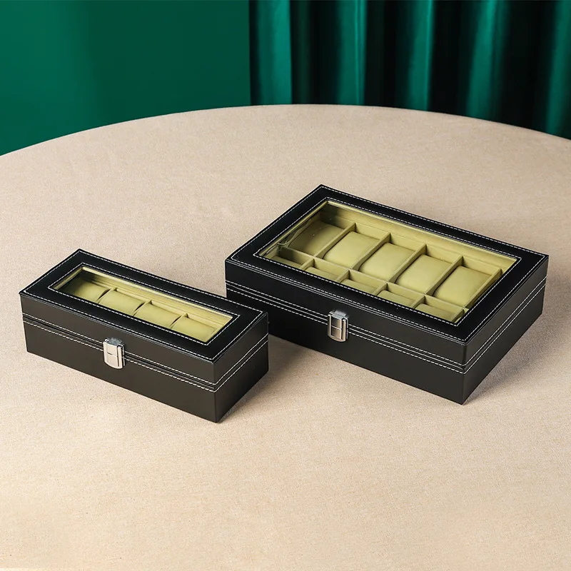 Органайзер для часов коробки хранения путешествий часы искусственная кожа