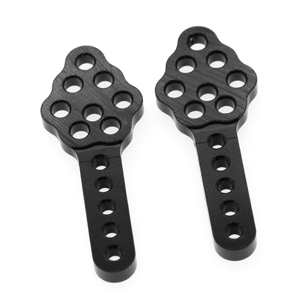 

Металлический амортизатор с ЧПУ, 2 шт., регулируемая высота, угловая подставка для осевого SCX10 90046 D90 D110 RC Crawler Car, черный