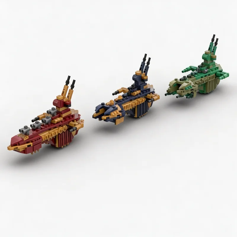 Конструктор MOC «Космический корабль Хаос» (271 деталь), модель для сборки, развивающая игрушка, коллекционный предмет, популярный подарок (art.: 3920db9435372) - 3920db9435372