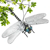 realistic delicate dragonfly yard decor garden supplies beautiful outdoor wall art garden ornament dragonfly ornament