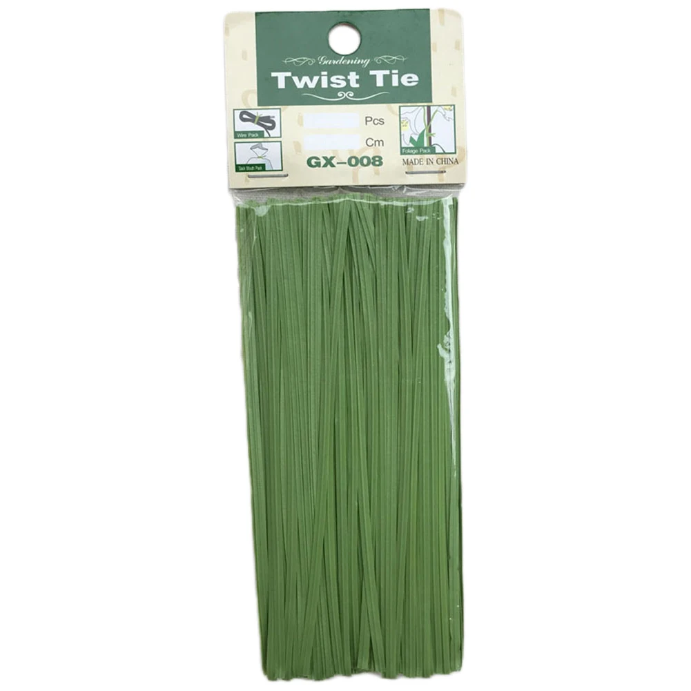 Зеленые садовые катушки 15 см Проволочный Кабель с пластиковым покрытием