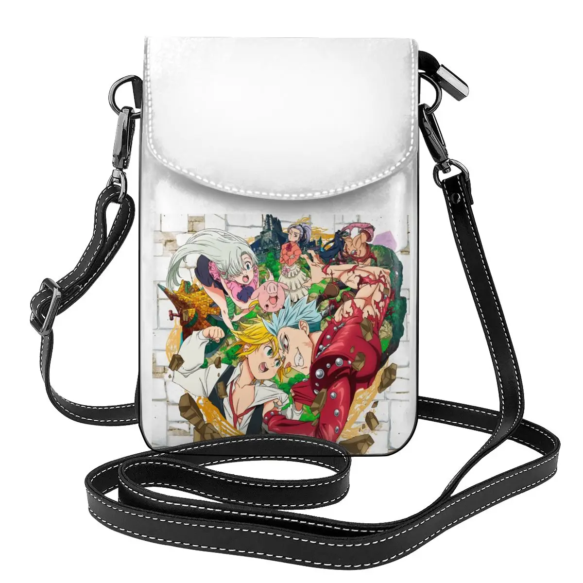 

Nanatsu No Taizai The Seven Deadly Sins Shoulder Bag The Seven Deadly Sins Leather Bag Street Mini Women Bags Purse