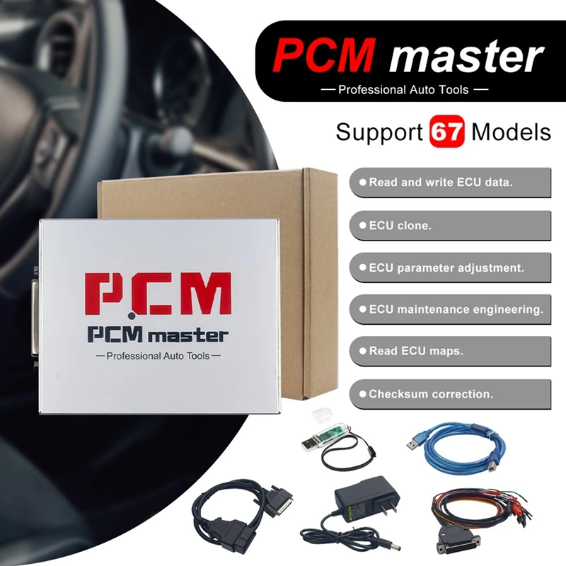 

Pcmmaster V1.21 Master Version Programmer 67 Software Modules Add More Protocols Car Truck ECU Chip Tuning Tool