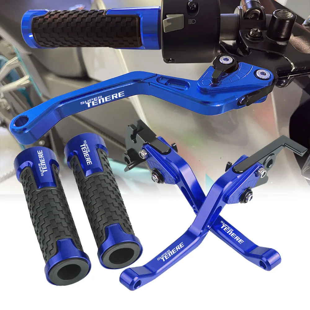 

Handle Handlebar Grips CNC FOR YAMAHA XTZ750 SUPER 1989-1996 XTZ1200 SUPER 2012-2016 Motorcycle Clutch Brake Lever Adjustable