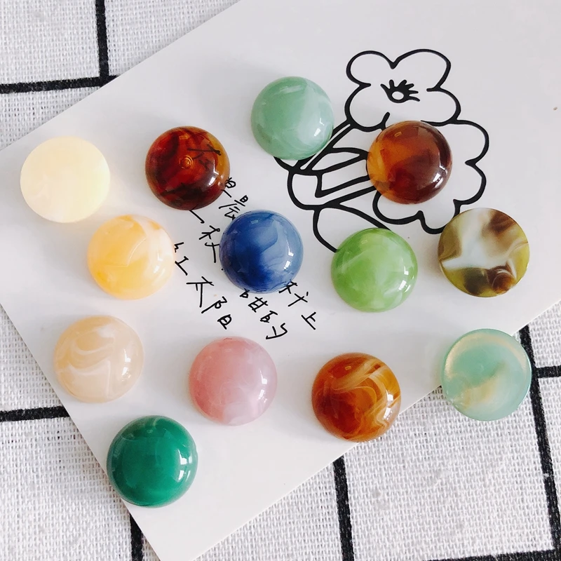 

DIY Jewelry Accessories Wholesale Japanese Halo Dyed Multi-color Non-porous Plane Beads Handmade Jewelry Materials