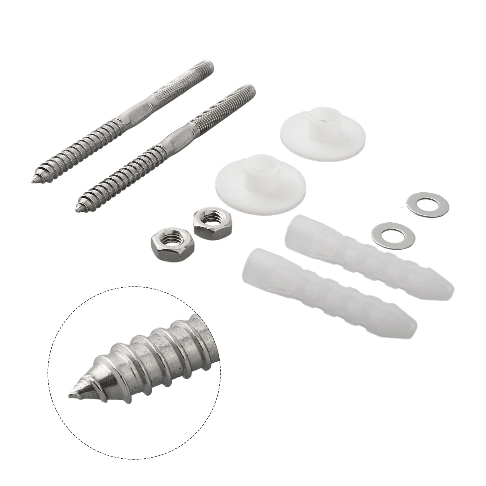Настенный умывальник для ванной комнаты комплект из нержавеющей стали M8 * 110 мм