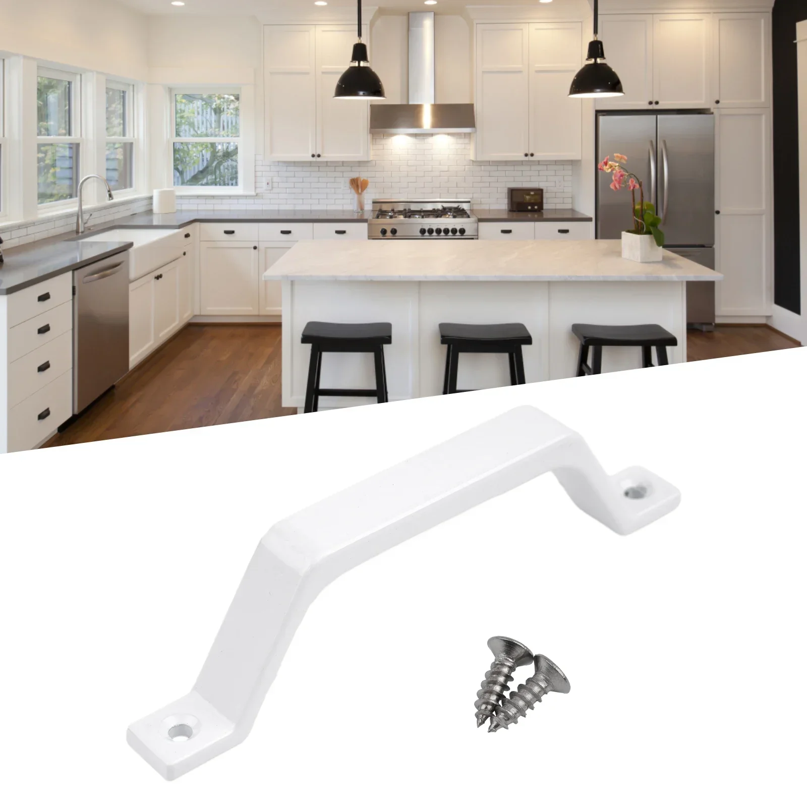 Ручка для дверной ручки сарая с длиной основания 200 мм наружной и внутренней