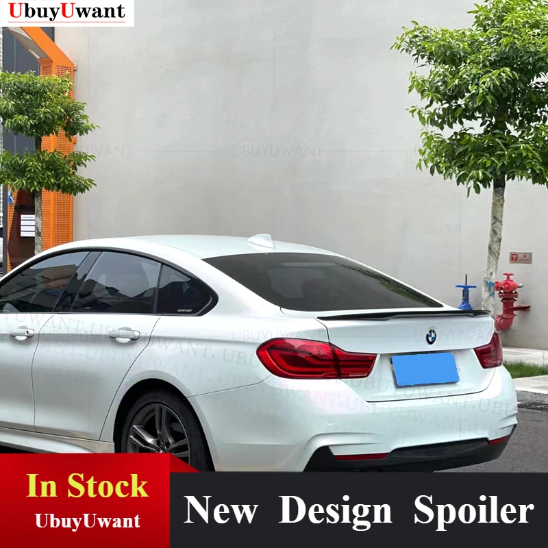 

P Стиль Автомобильный спойлер крыло для BMW F36 GRAND COUPE 4 двери 420i 425i 428i 2013-2019 ABS пластиковый Автомобильный задний хвост крыло багажника губа спой...