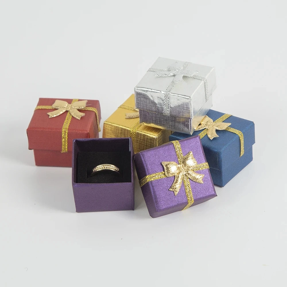 

24pcs Romantic Girl Jewellery Gift Box Rings Case Display For Earring Necklace Beauty Jewelry Organizer Travel Accessories Boxes