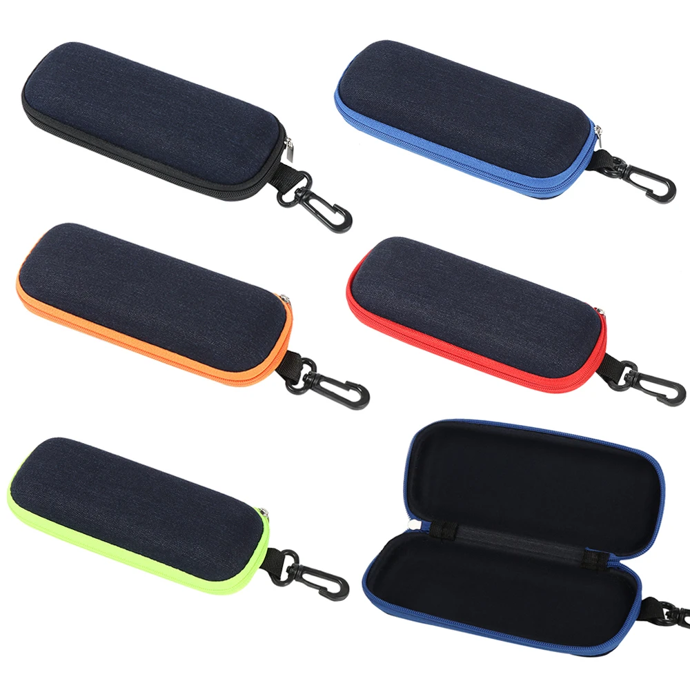 

Outdoor Bag Vision Care Eyewear Protector Hard Eyeglasses Box Glasses Case Zipper Glasses Case