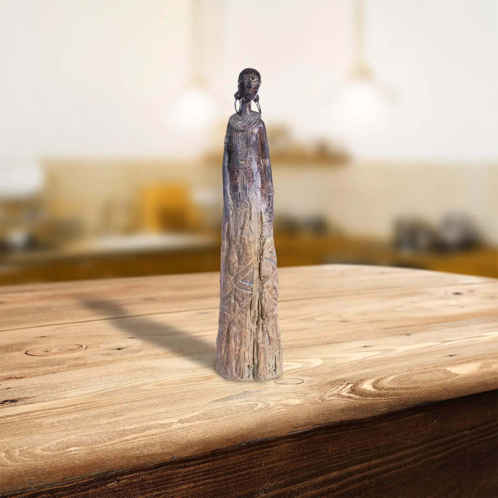 

Креативные искусственные центральные части африканского стола, коллекционные фигурки людей из смолы для подарков, настольный отель