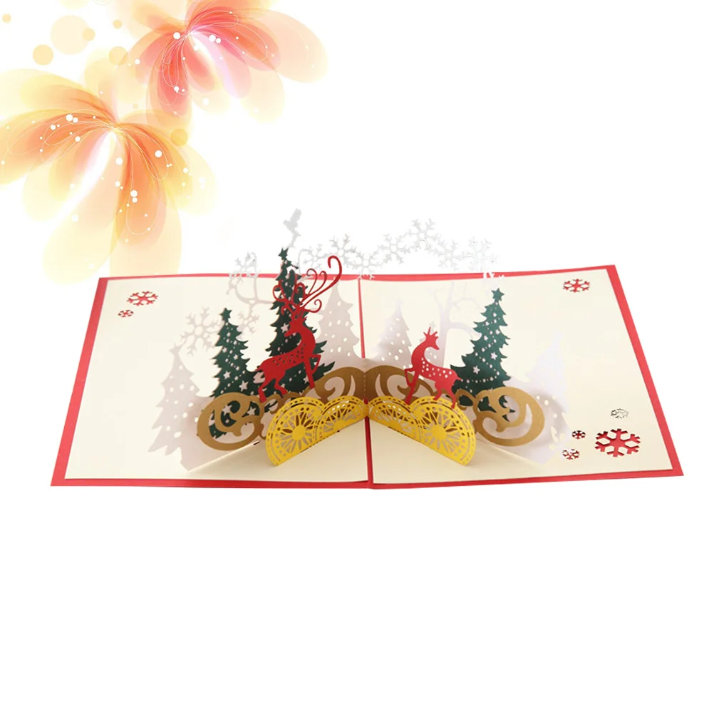

1pc Greeting Unique Custom Business Greeting Cards for Friends Families Parents