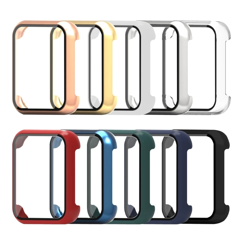 

Защитный чехол для умных часов с защитой экрана для умных часов 3, закаленная пленка без пузырьков и жесткий чехол из поликарбоната