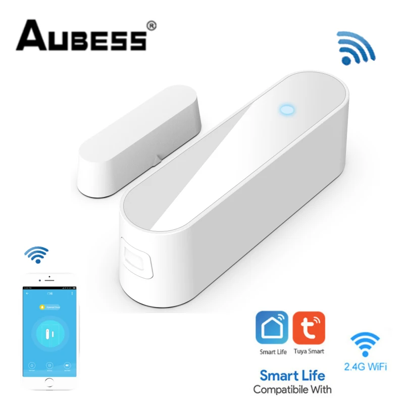 

Смарт-детекторы открытия/закрытия дверей, Wi-Fi, управление через приложение